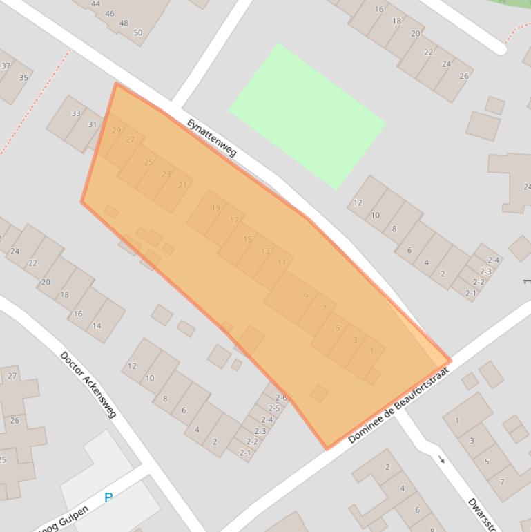 Kaart van postcodegebied 6271CP.