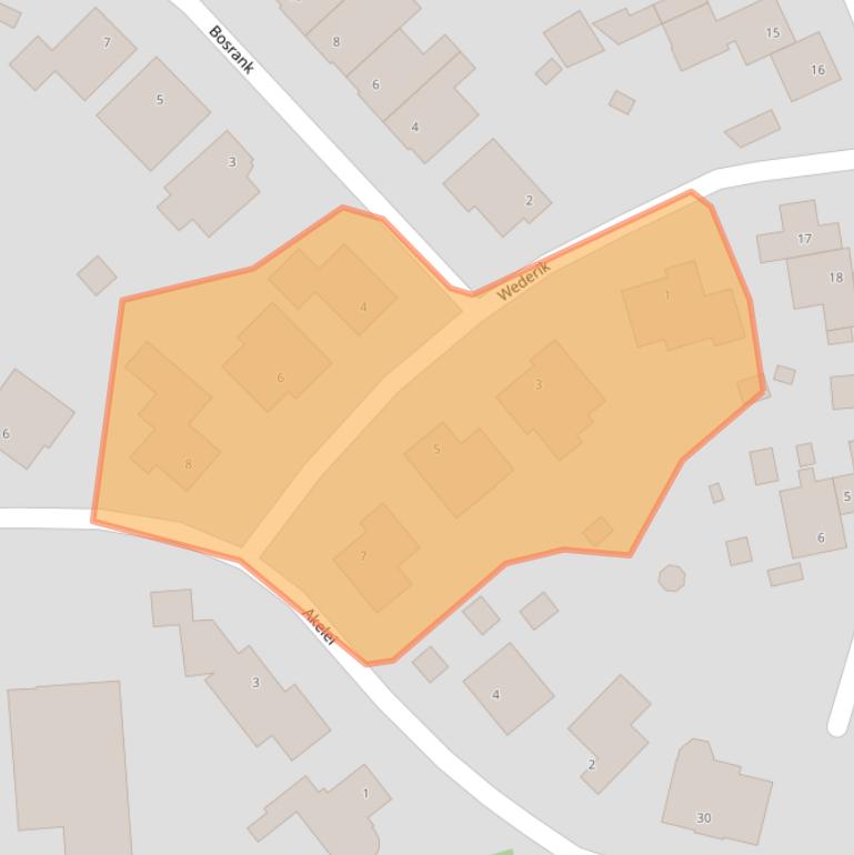 Kaart van postcodegebied 6271EE.