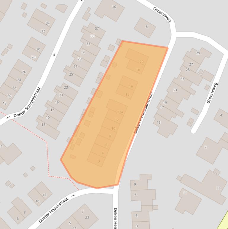 Kaart van postcodegebied 6271GA.