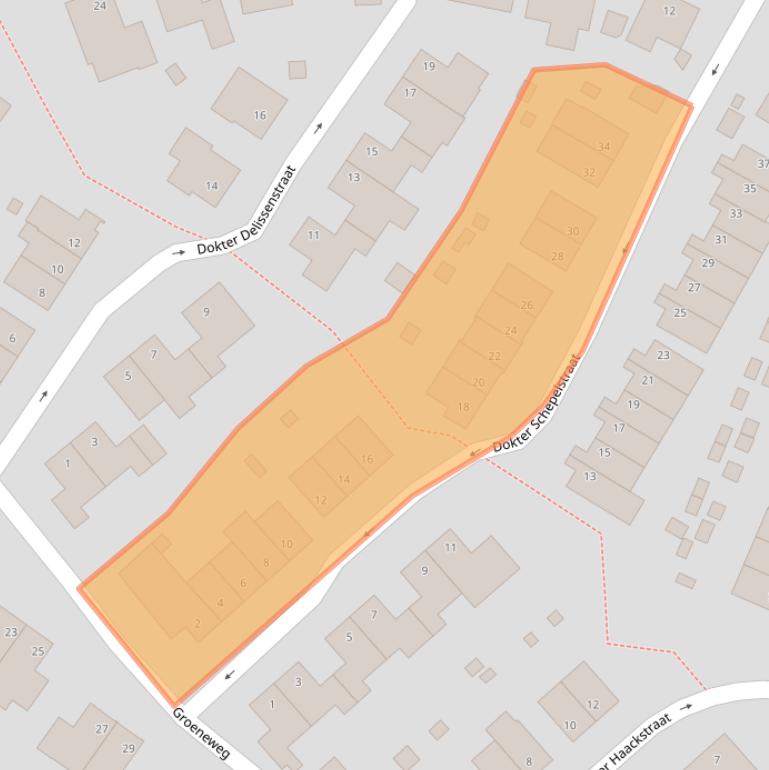 Kaart van postcodegebied 6271GE.