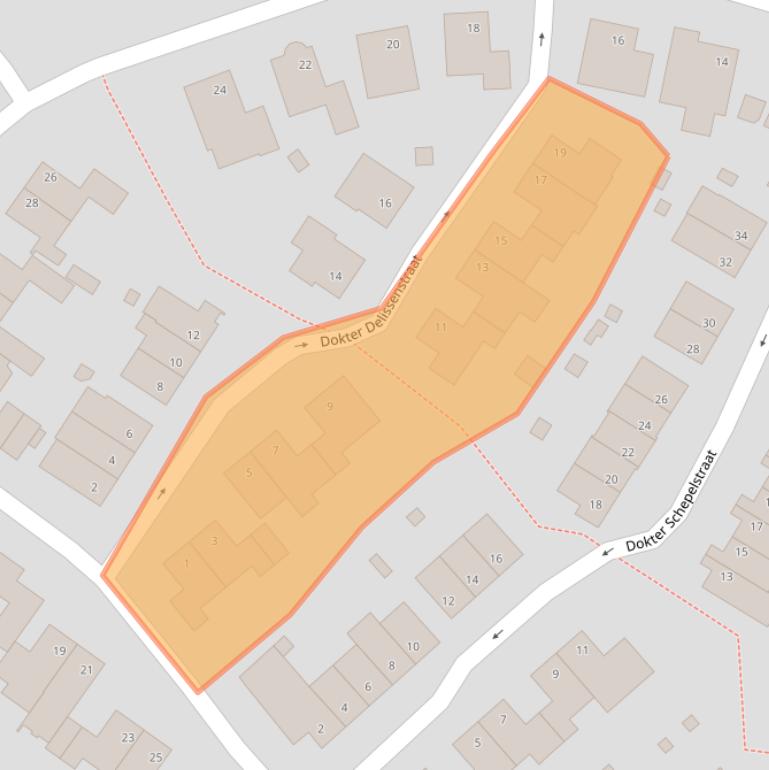 Kaart van postcodegebied 6271GG.