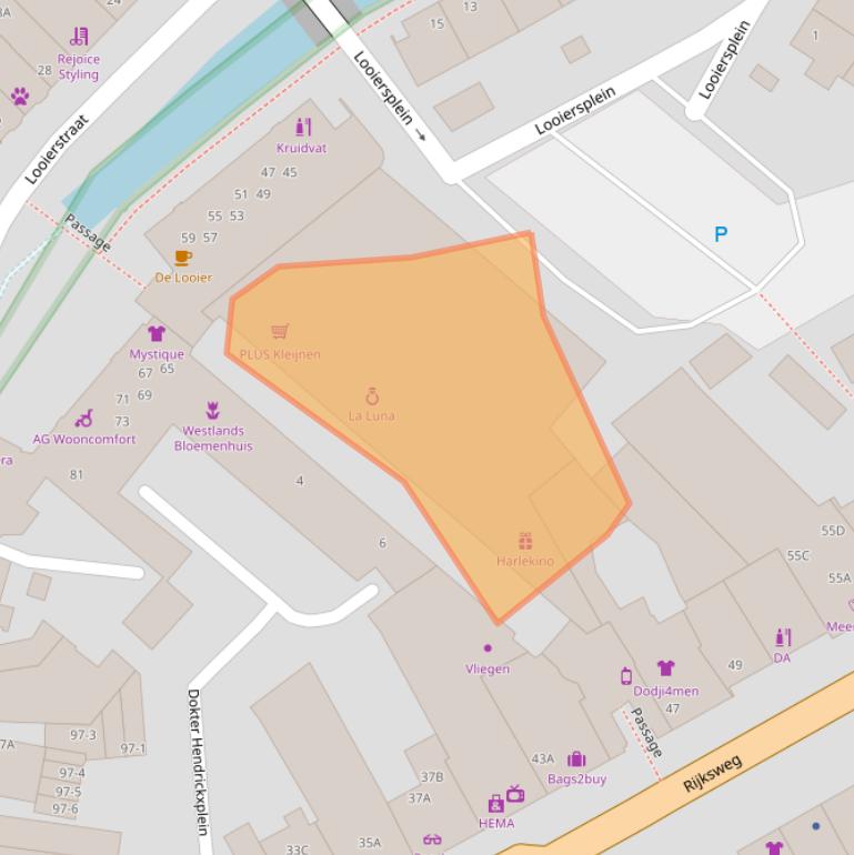 Kaart van postcodegebied 6271HA.