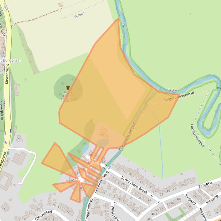 Kaart van postcodegebied 6271HE.