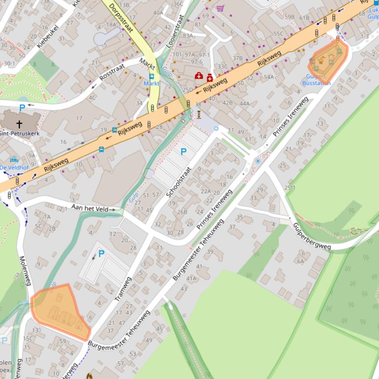 Kaart van postcodegebied 6271JL.