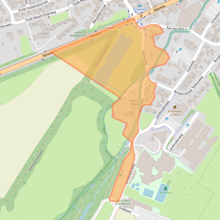 Kaart van postcodegebied 6271JN.