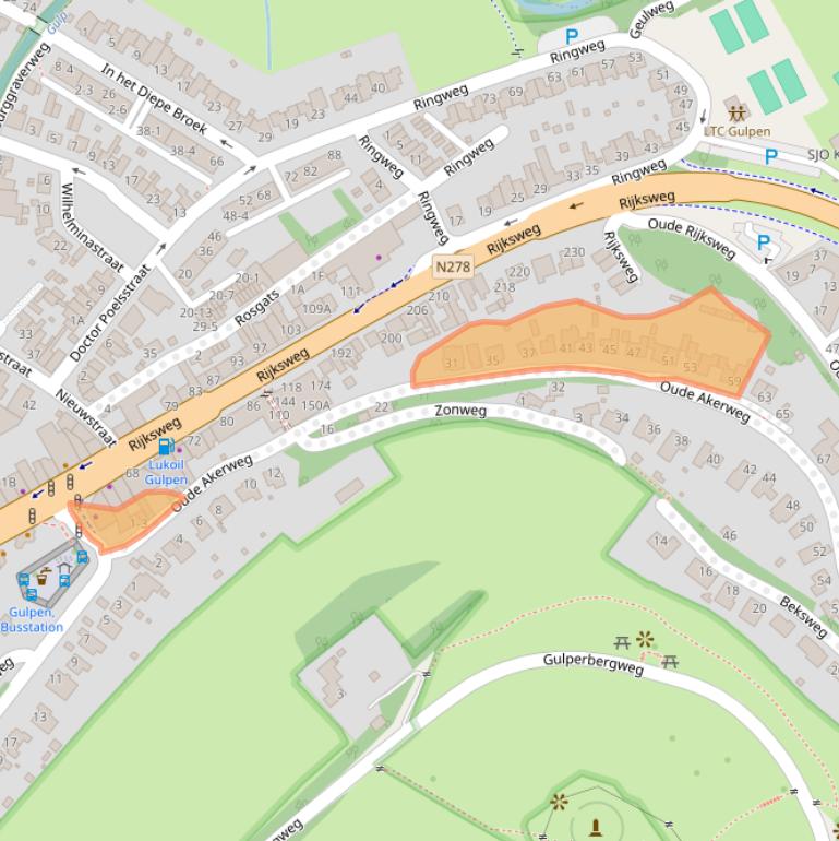 Kaart van postcodegebied 6271NB.