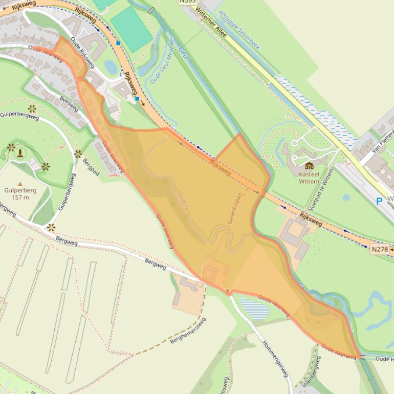 Kaart van postcodegebied 6271NC.