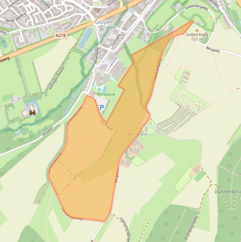 Kaart van postcodegebied 6271NM.