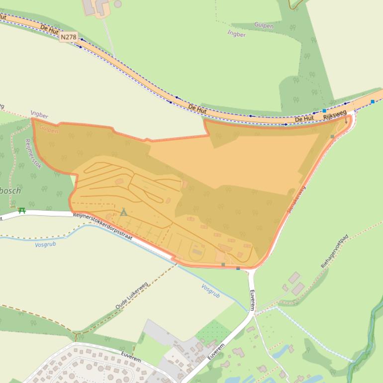 Kaart van postcodegebied 6271PP.