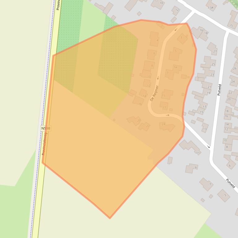 Kaart van postcodegebied 6274NB.