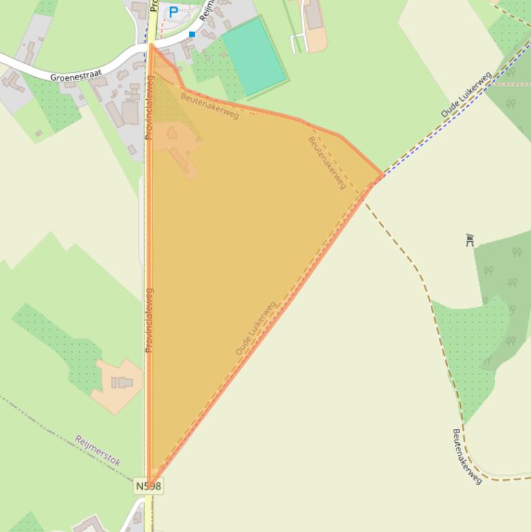 Kaart van postcodegebied 6274NC.