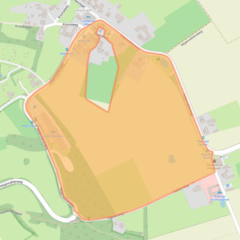 Kaart van postcodegebied 6276PC.