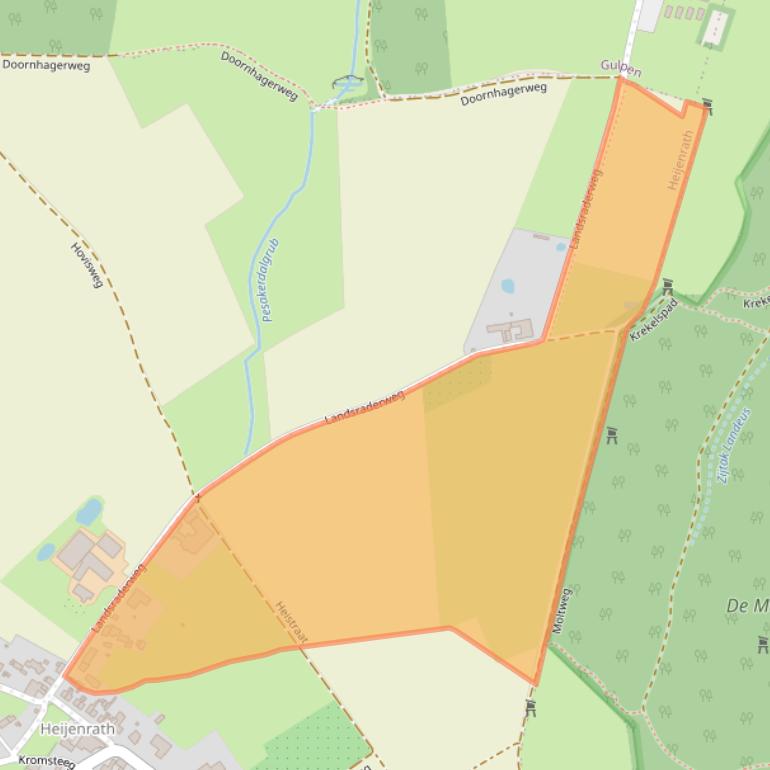 Kaart van postcodegebied 6276PH.