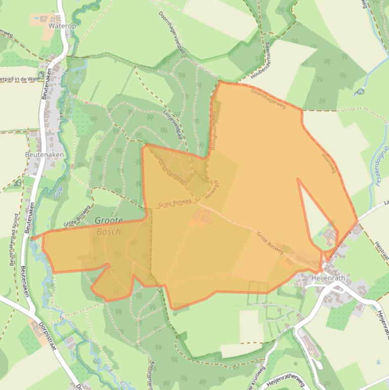 Kaart van postcodegebied 6276PK.
