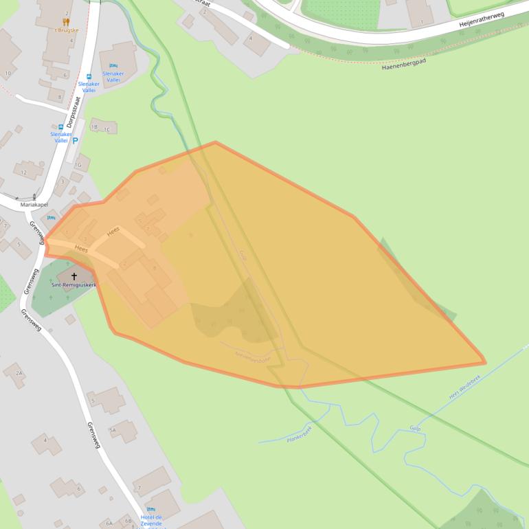 Kaart van postcodegebied 6277NB.