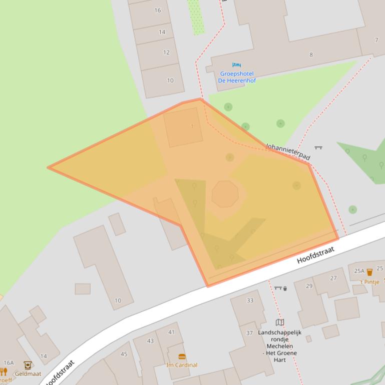 Kaart van postcodegebied 6281AT.