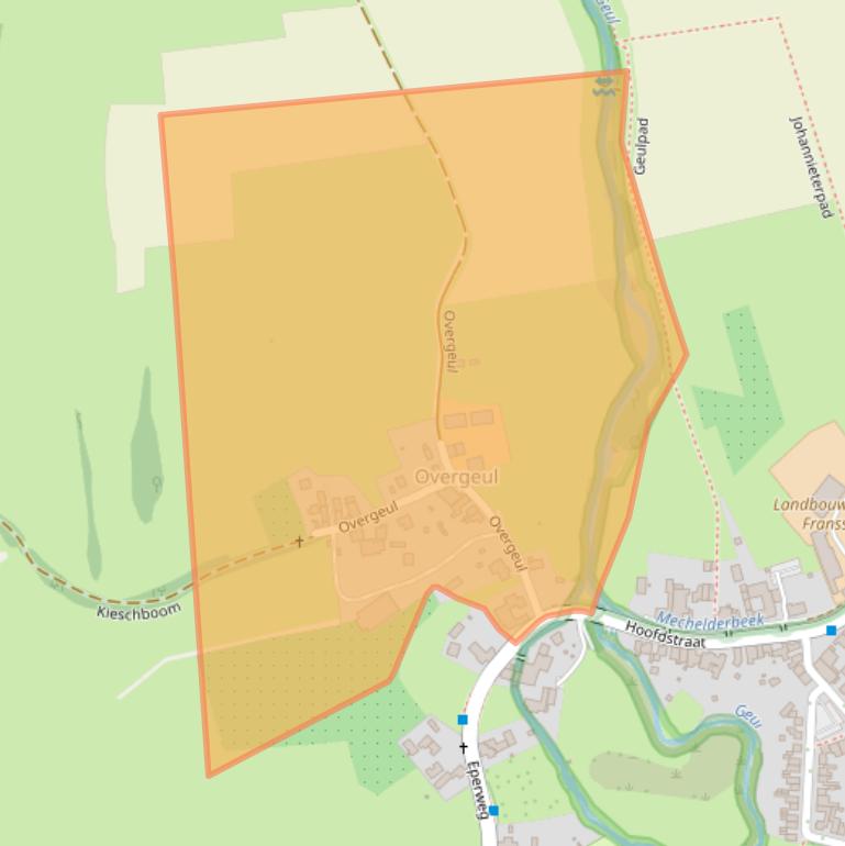 Kaart van postcodegebied 6281BG.