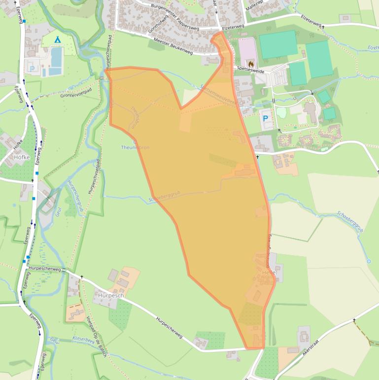 Kaart van postcodegebied 6281BS.