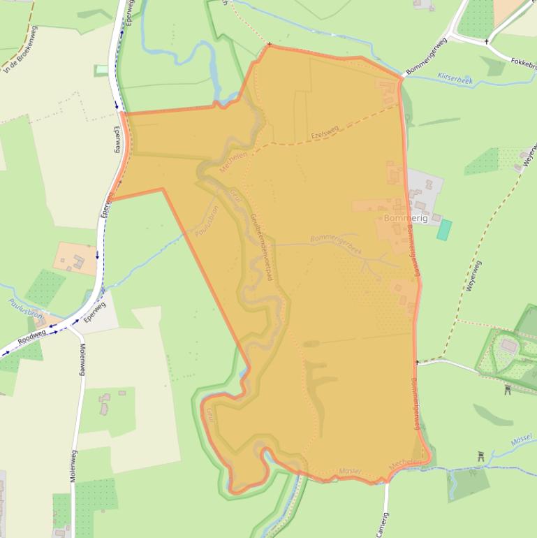 Kaart van postcodegebied 6281BT.