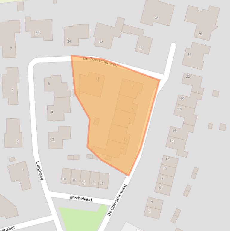 Kaart van postcodegebied 6281CG.