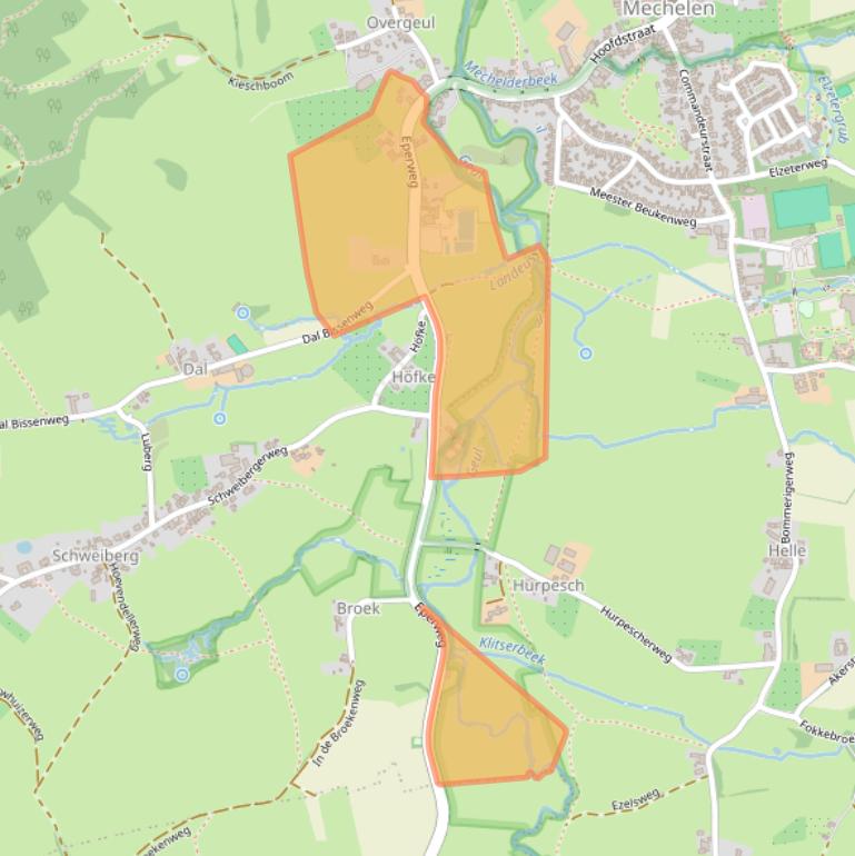 Kaart van postcodegebied 6281NA.