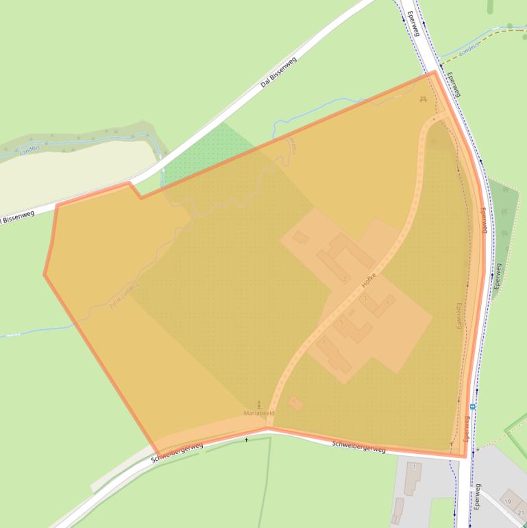 Kaart van postcodegebied 6281NB.