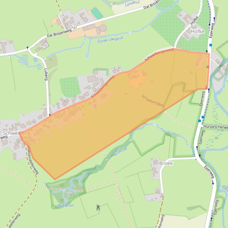 Kaart van postcodegebied 6281ND.