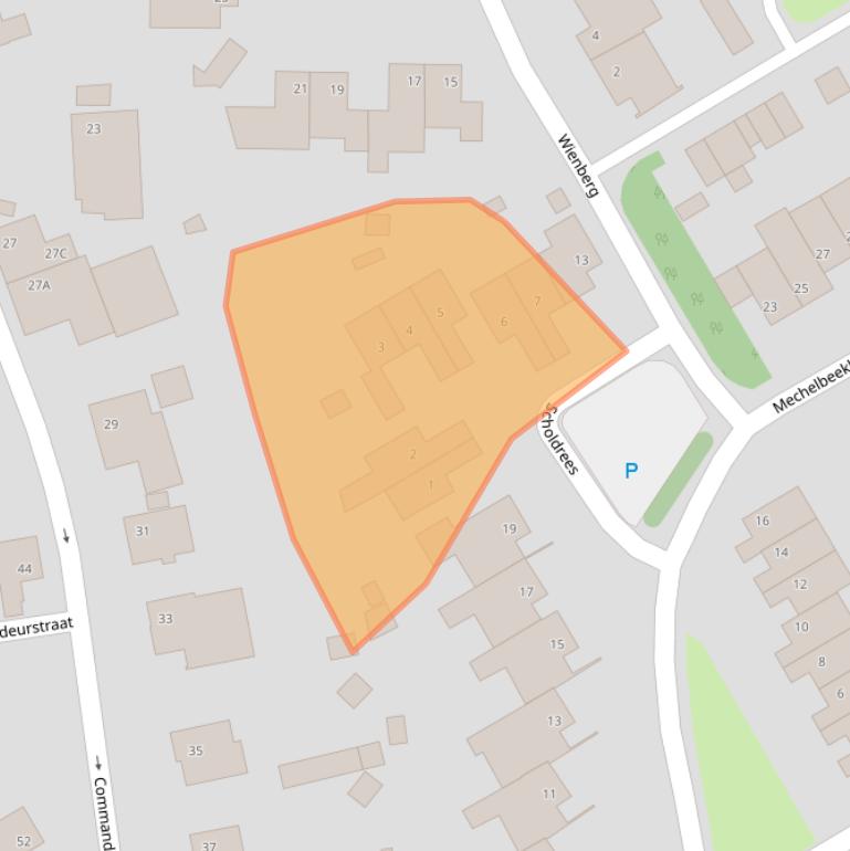 Kaart van postcodegebied 6281NW.