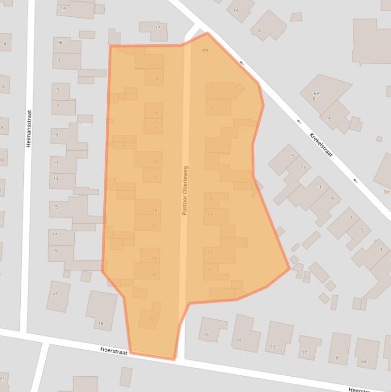 Kaart van postcodegebied 6285AL.