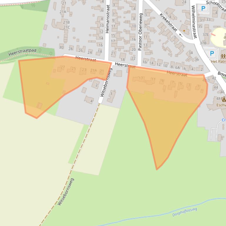 Kaart van postcodegebied 6285AN.