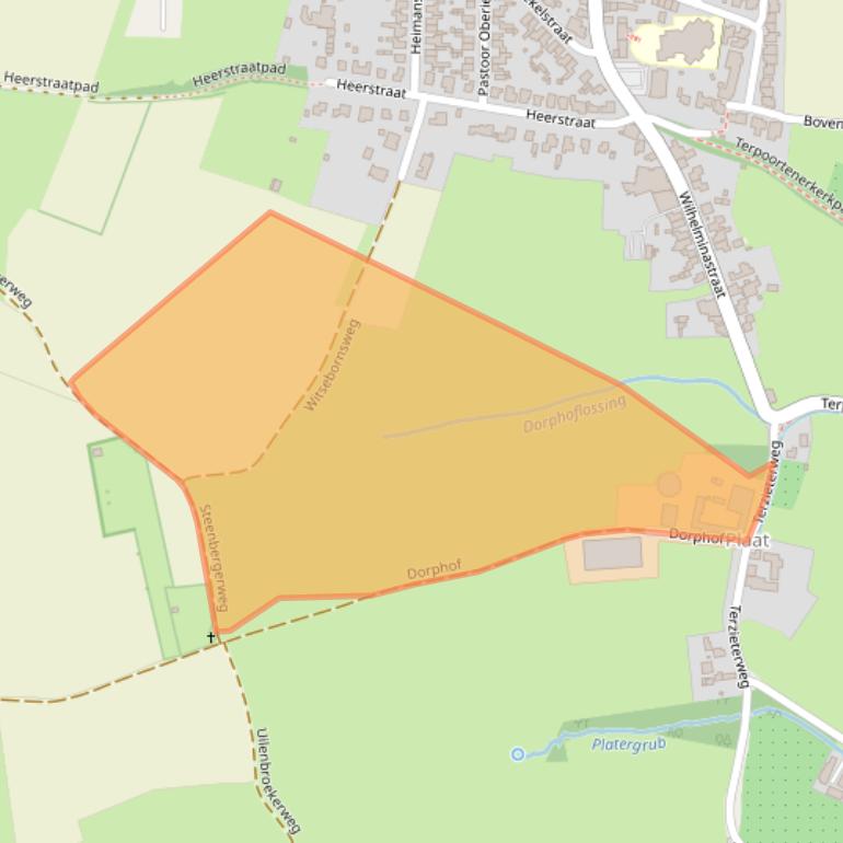 Kaart van postcodegebied 6285NN.