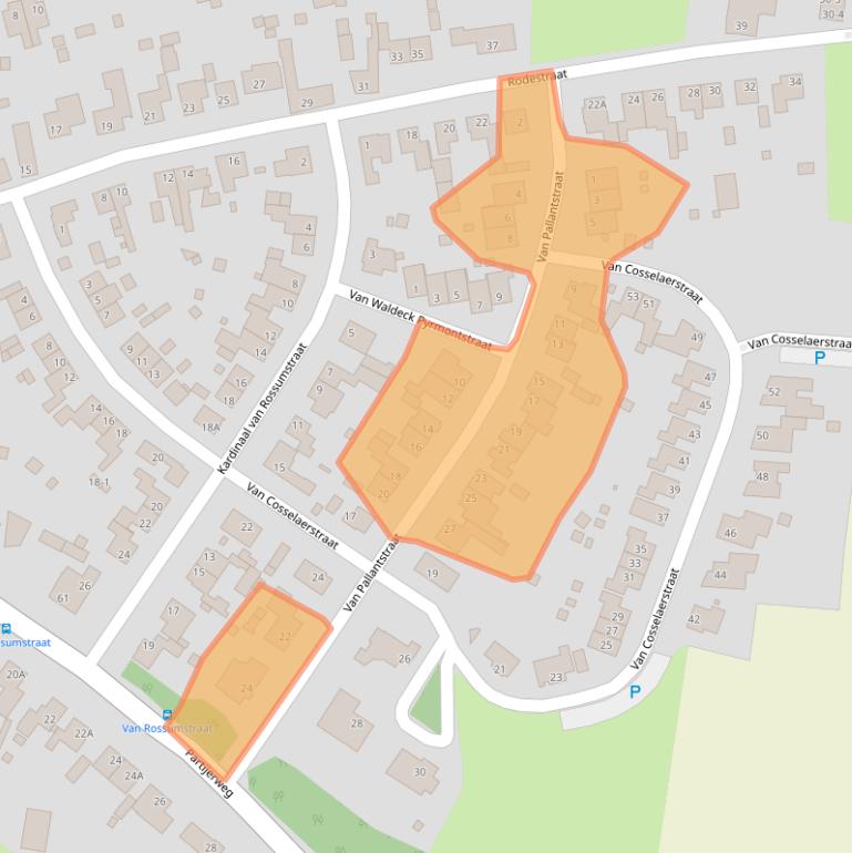 Kaart van postcodegebied 6286AX.