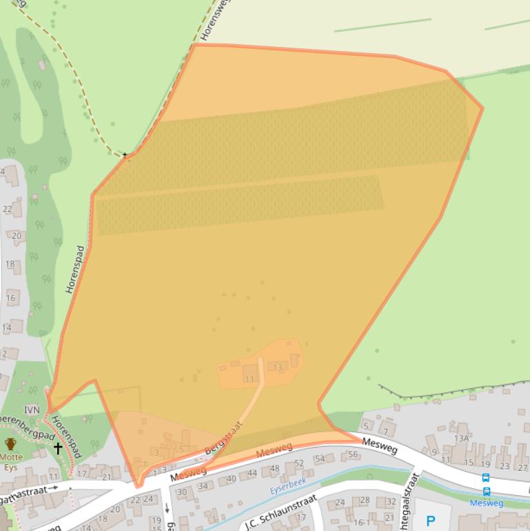 Kaart van postcodegebied 6287AK.