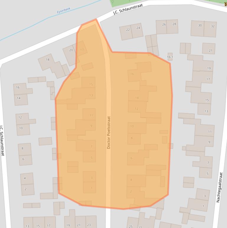 Kaart van postcodegebied 6287AW.