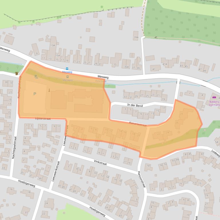 Kaart van postcodegebied 6287BB.