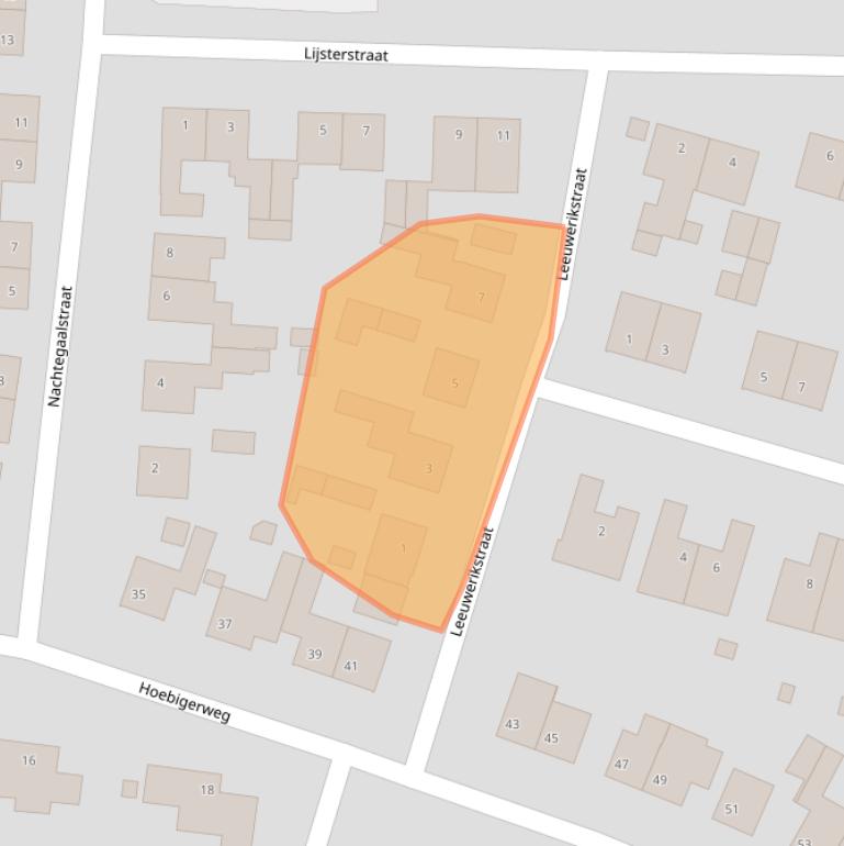 Kaart van postcodegebied 6287BD.