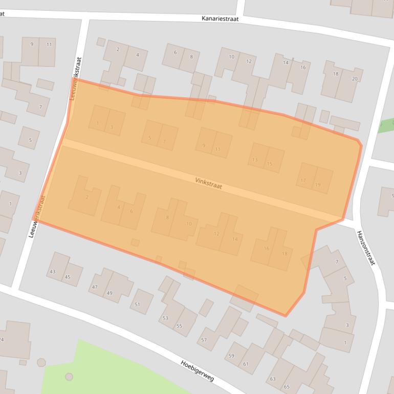 Kaart van postcodegebied 6287BE.