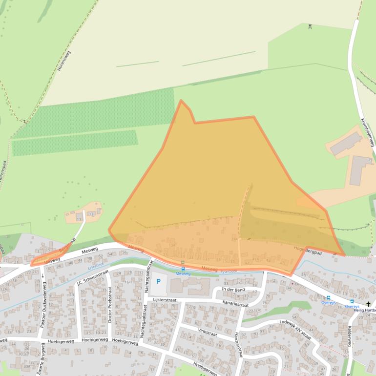 Kaart van postcodegebied 6287BG.