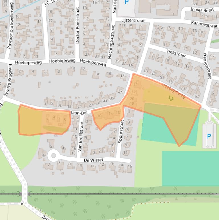 Kaart van postcodegebied 6287BM.