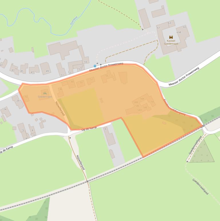 Kaart van postcodegebied 6287CD.