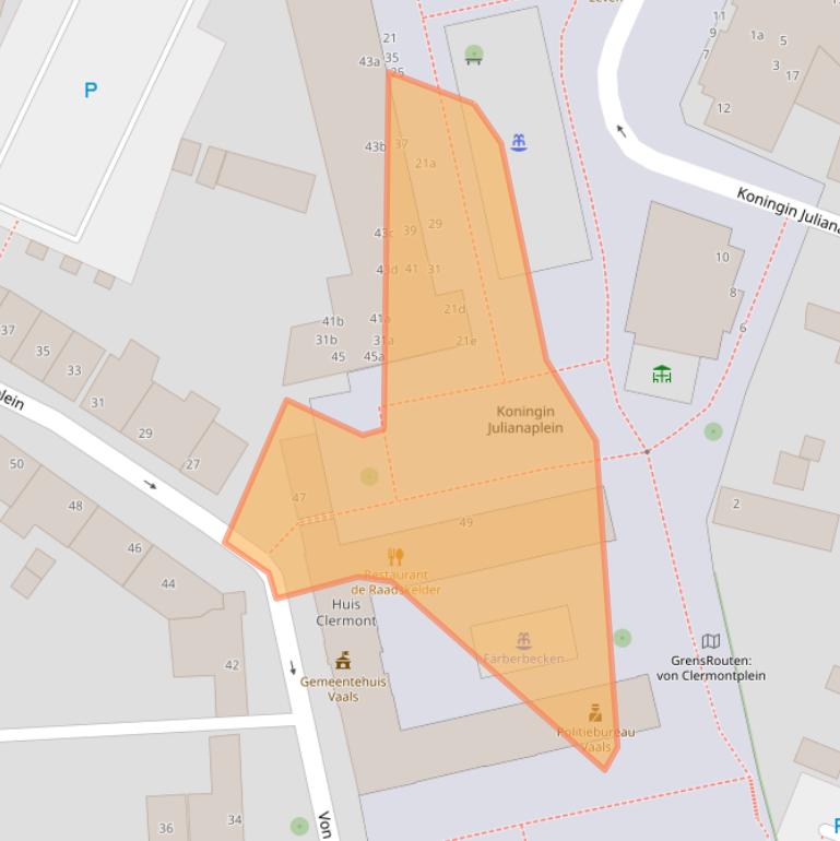 Kaart van postcodegebied 6291AR.