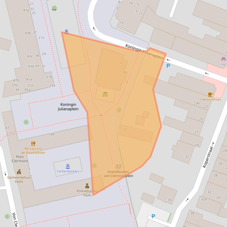 Kaart van postcodegebied 6291AS.