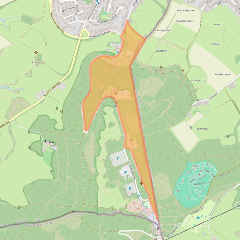 Kaart van postcodegebied 6291BX.