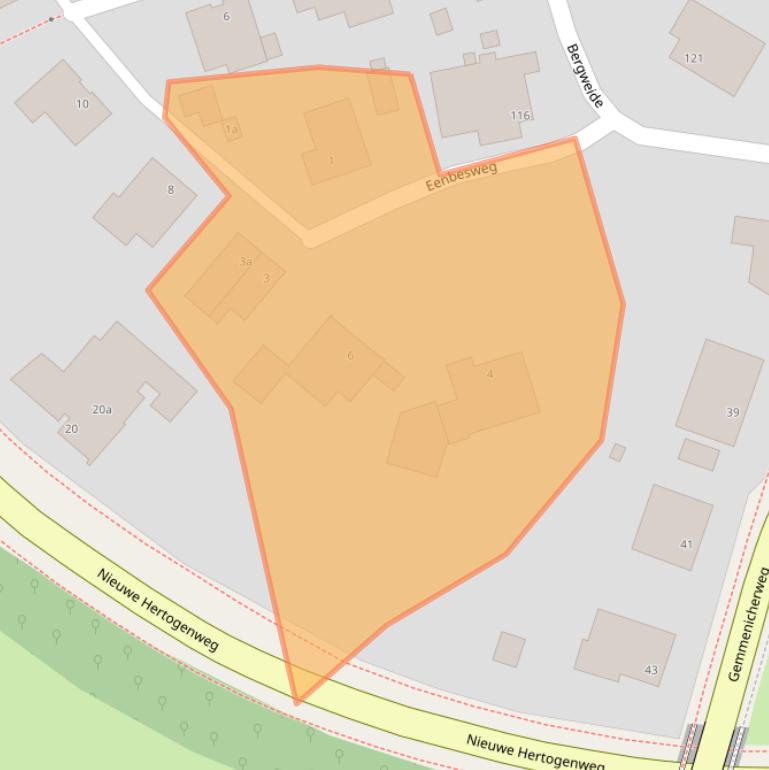 Kaart van postcodegebied 6291CA.