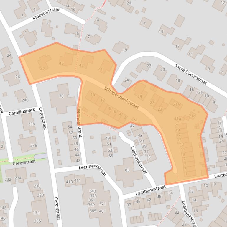 Kaart van postcodegebied 6291EA.