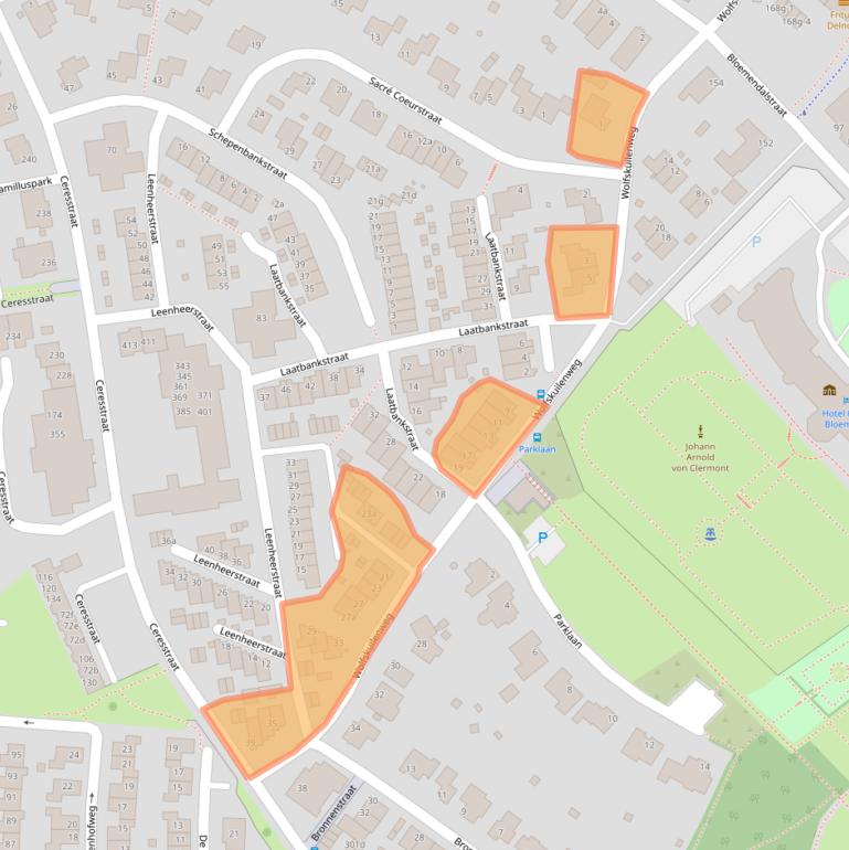 Kaart van postcodegebied 6291EG.