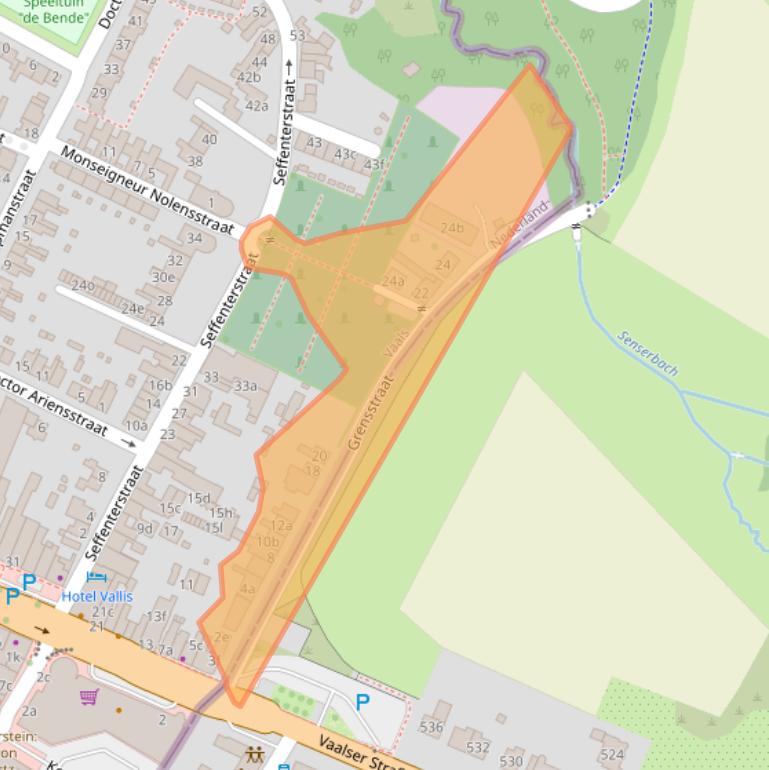 Kaart van postcodegebied 6291GA.