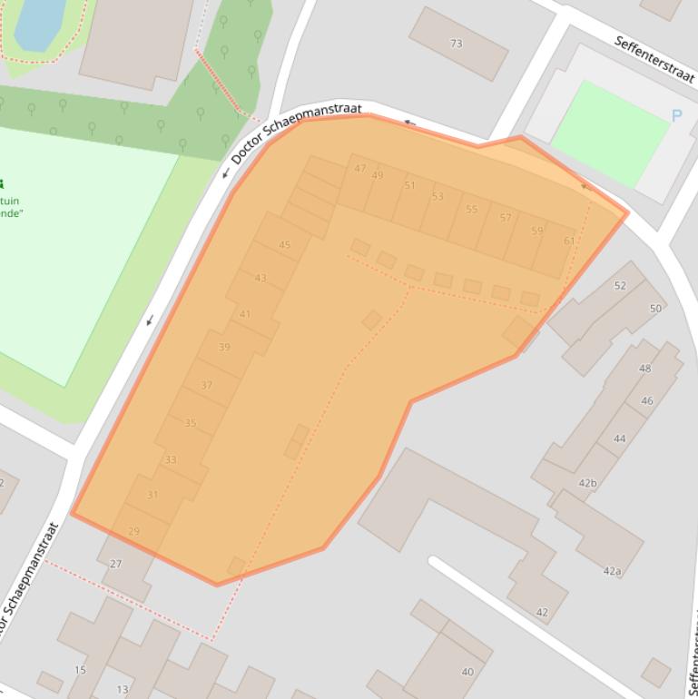 Kaart van postcodegebied 6291GJ.