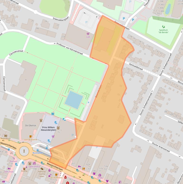 Kaart van postcodegebied 6291GM.