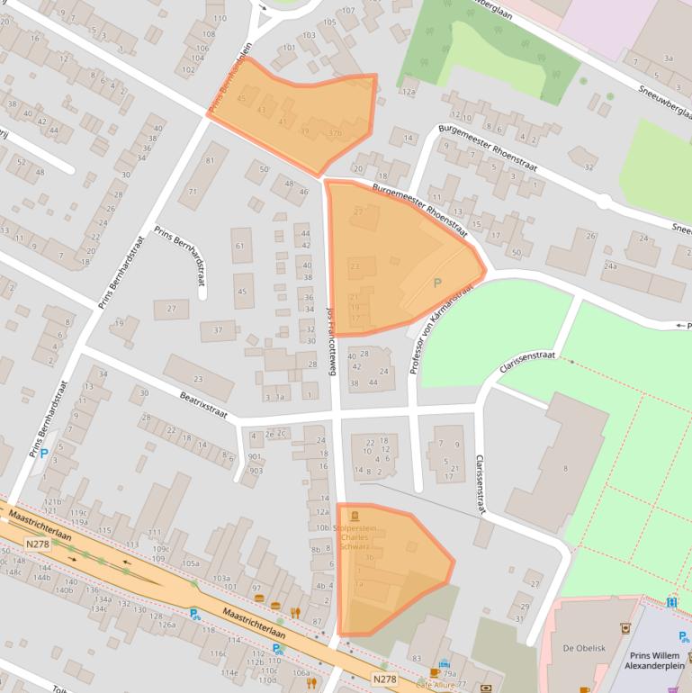 Kaart van postcodegebied 6291GN.